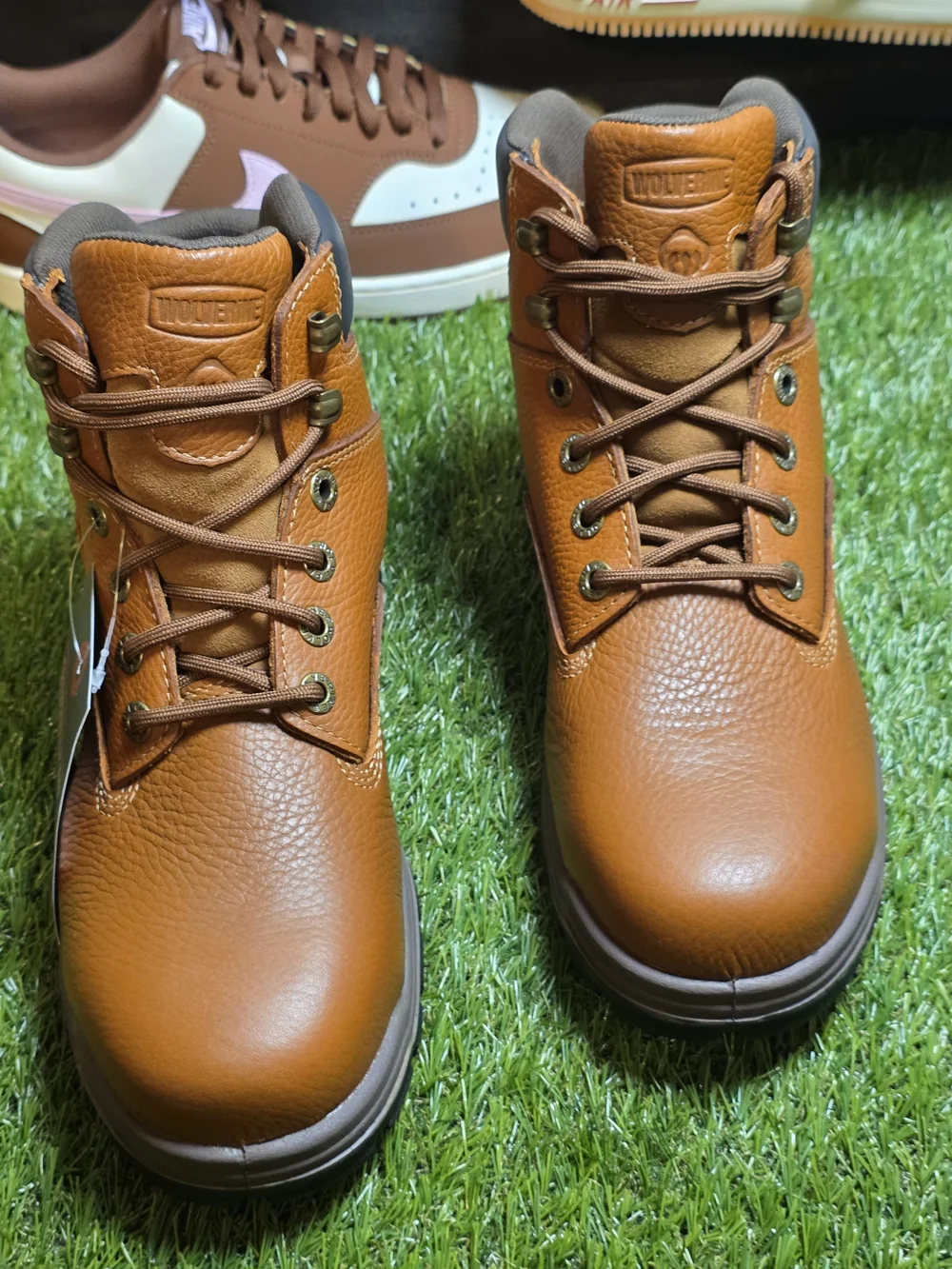 Wolverine Men's Tan Brown Work Boots